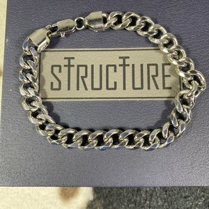 Men’s Stucture Stainless Steel Bracelet